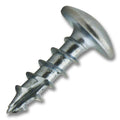 #8 Truss Head Screw #2 Phillips Drive Coarse Thread Type 17 Point 5/8" Length Zinc, Multiples of 100