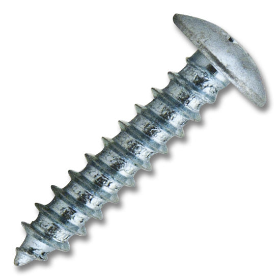 #8 Truss Head Screw #2 Phillips Drive Coarse Thread 7/16" Length Zinc, Multiples of 100