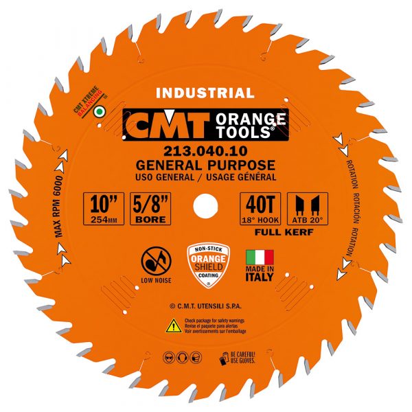 Thin Kerf General Purpose Saw Blade 10" Diameter