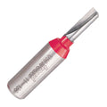 Freud Single Flute 2 Cutter Straight Bit 1/4" Diameter 2-1/2" Length 1/2" Height