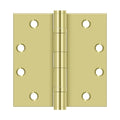Deltana Steel Hinge 4-1/2" x 4-1/2" Square Hinge, Oil Rubbed Bronze