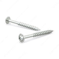 #8 Phillips Round Washer Head Screw Coarse Thread Zinc (Box of 100)