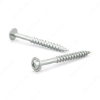 #8 Phillips Round Washer Head Screw Coarse Thread Zinc (Box of 100)