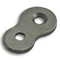 Desk Top Fastener Plain 1-3/16" Length x 5/8" Width x 1/8" Thickness