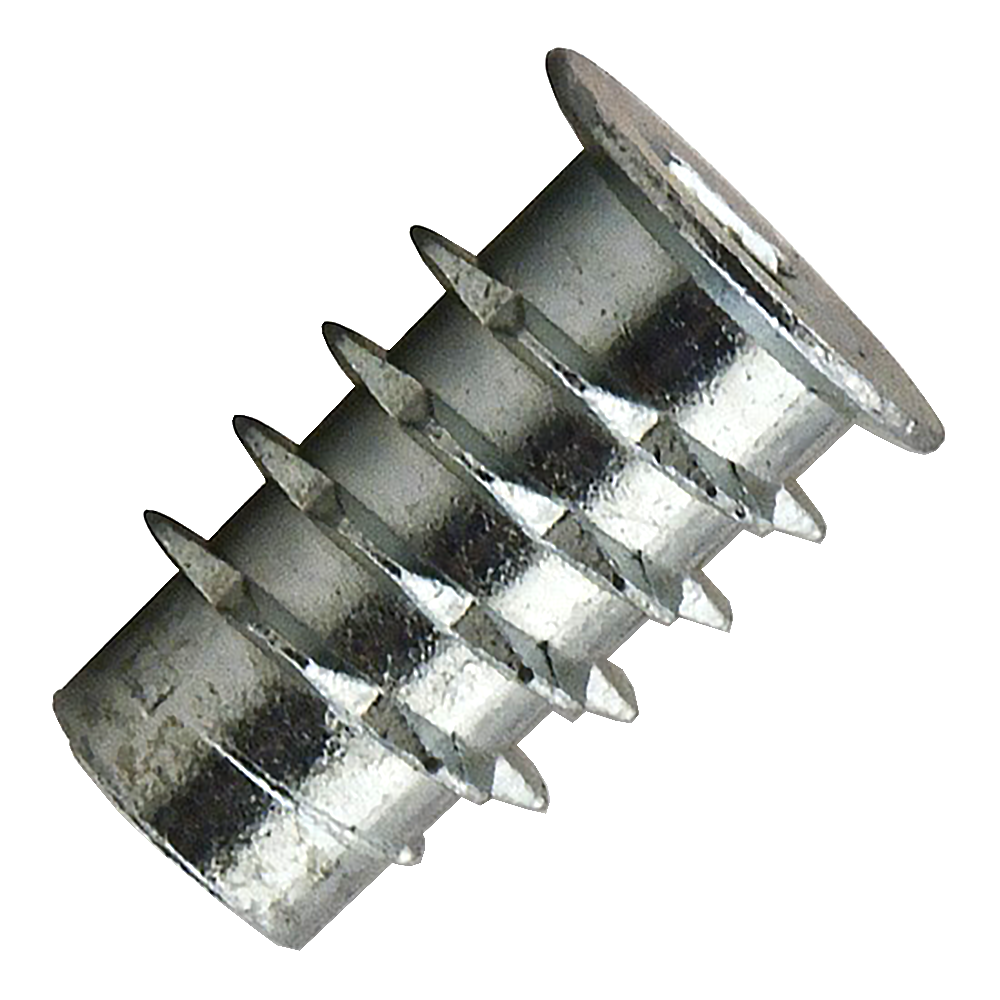 Threaded Insert 1/4-20 Thread With Flange 20mm Length, Multiples of 100