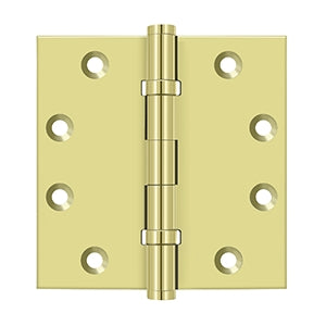Deltana 4-1/2" x 4-1/2" Square Ball Bearing Hinges Thickness .134"