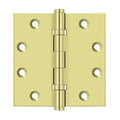 Deltana 4-1/2" x 4-1/2" Square Ball Bearing Hinges Thickness .134"