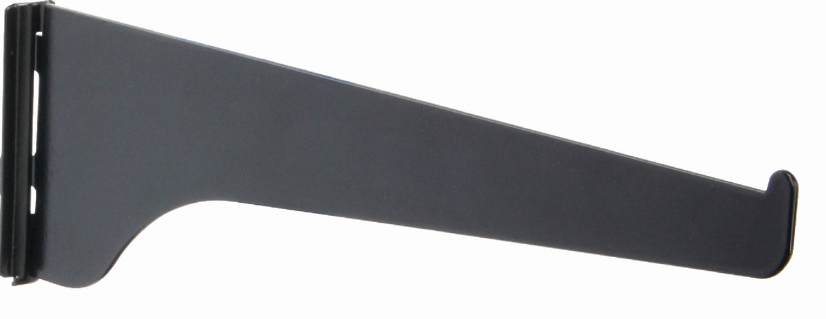 Knape & Vogt Shelf Bracket, Black 16 in. Multiples of 10
