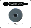 #10 Power Head Screws Torx Drive With Nibs Zinc Finish 17 Type 1-1/2" Length 200 Pack