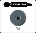 #10 Power Head Screws Torx Drive With Nibs Zinc Finish 17 Type