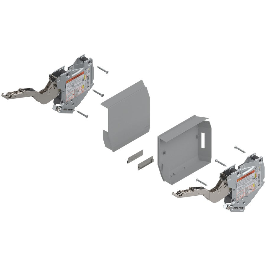 AVENTOS HK-S, Lift Mechanism & Cover Set, Light Gray