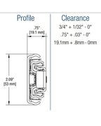 KV 8810 Series Slide Heavy Duty 10" Length