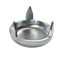 Tack Glide Metal 5/8" Diameter 3/16" Height Three Prong