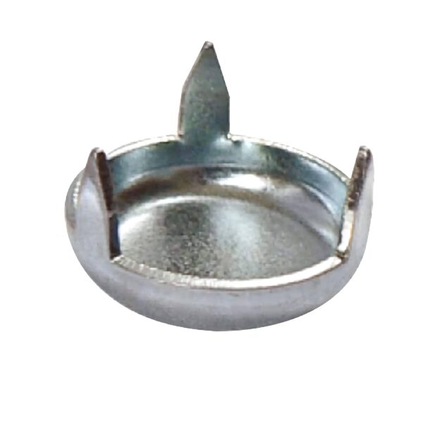 Tack Glide Metal 5/8" Diameter 3/16" Height Three Prong