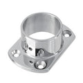Cut Wall Flange for 1-1/2" Tubing Polished Stainless Steel