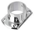 Cut Wall Flange for 2" Tubing Polished Stainless Steel