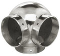 Ball Side Outlet Elbow for 2" Tubing Polished Stainless Steel