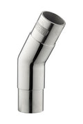 Flush 147° Angle for 1-1/2" Tubing Polished Stainless Steel