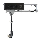 Docking Drawer Blade In-Drawer Outlet, Integrated Safety Shutoff, (2) USB-A & (2) 15 amp AC