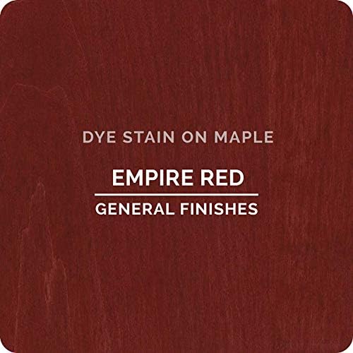 General Finishes Dye Stains, Empire Red, Gallon