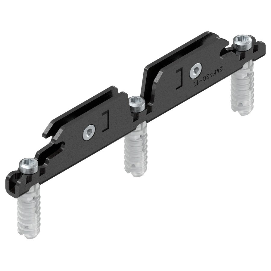 Aventos HKi Front Fixing Bracket For Wood Fronts, Onyx