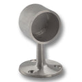 Flush End Short Rail Post for 1-1/2" Tubing Polished Stainless Steel