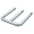 Rad End Tray Slide for 1" Tubing Satin Stainless Steel