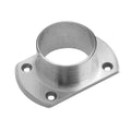 Cut Wall Flange for 2" Tubing Satin Stainless Steel