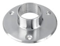 Floor Flange for 2" Tubing Satin Stainless Steel