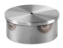 Replacement Cap for 2" Tubing Satin Stainless Steel