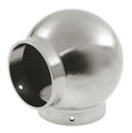 Ball Elbow for 2" Tubing Satin Stainless Steel