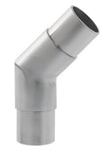 Flush 135° Angle for 1-1/2" Tubing Satin Stainless Steel