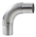 Flush Radius Elbow for 1-1/2" Tubing Satin Stainless Steel