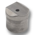 Perpendicular Collar for 1-1/2" Tubing Polished Stainless Steel