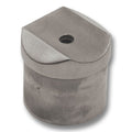 Perpendicular Collar for 2" Tubing Polished Stainless Steel