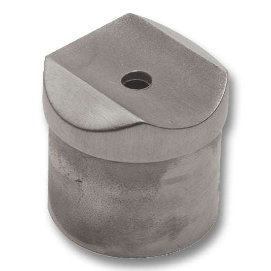 Lavi Perpendicular Collar for 2 in. Tubing Polished Stainless Steel