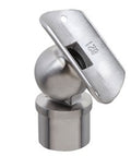 Adjustable Saddle for 1-1/2" Tubing Satin Stainless Steel