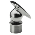 Adjustable Saddle for 2" Tubing Satin Stainless Steel