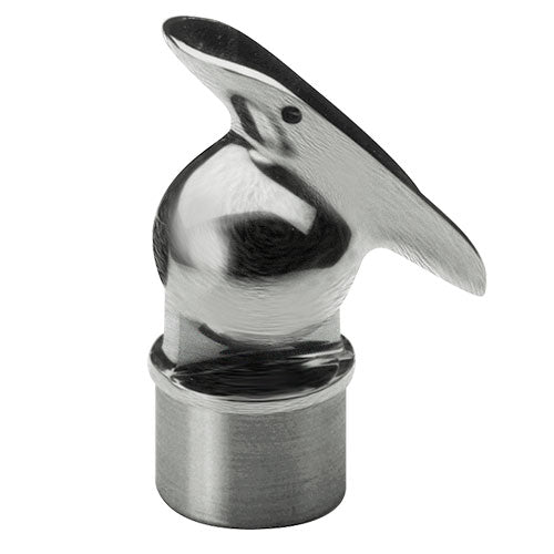 Adjustable Saddle for 2" Tubing Satin Stainless Steel