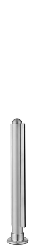 1/4" Dome Center Post for 1-1/2" Tubing Satin Stainless Steel