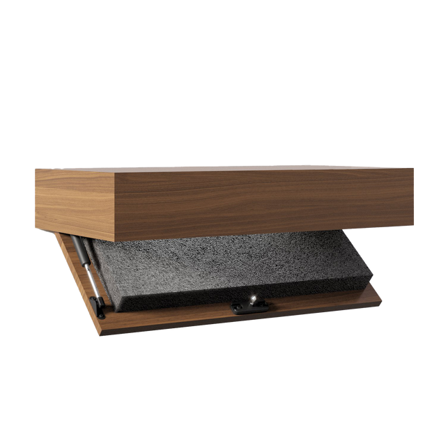 Hide-A-Shelf, Walnut – Custom Service Hardware, LLC.