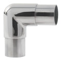 Flush Elbow for 1-1/2" Tubing 316 Polished Stainless Steel