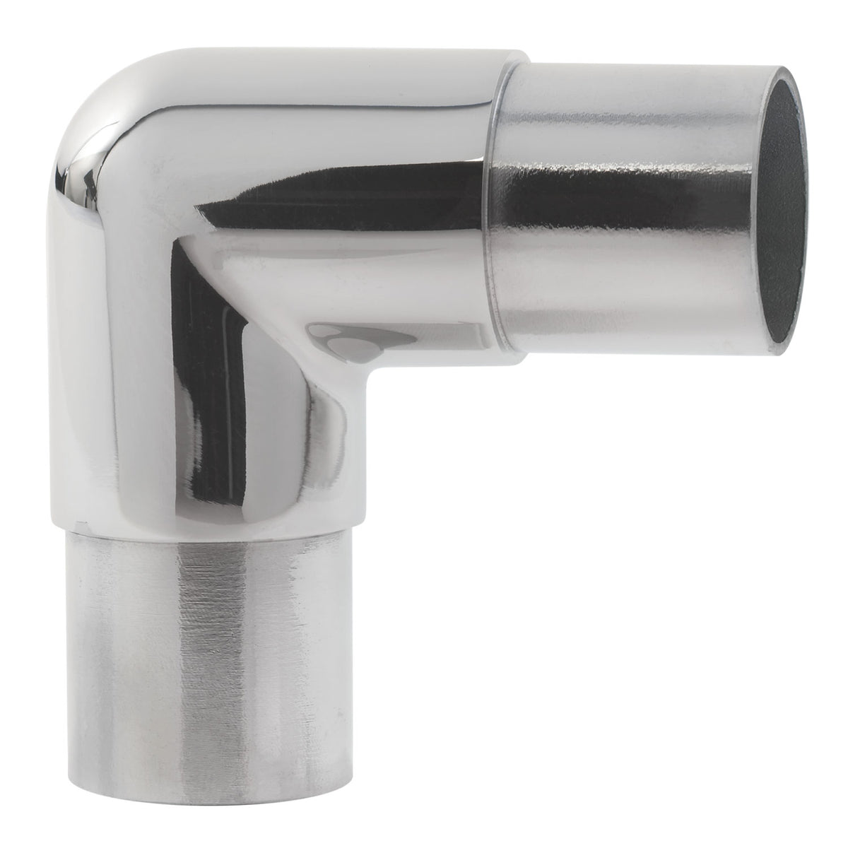 Flush Elbow for 1-1/2" Tubing 316 Polished Stainless Steel