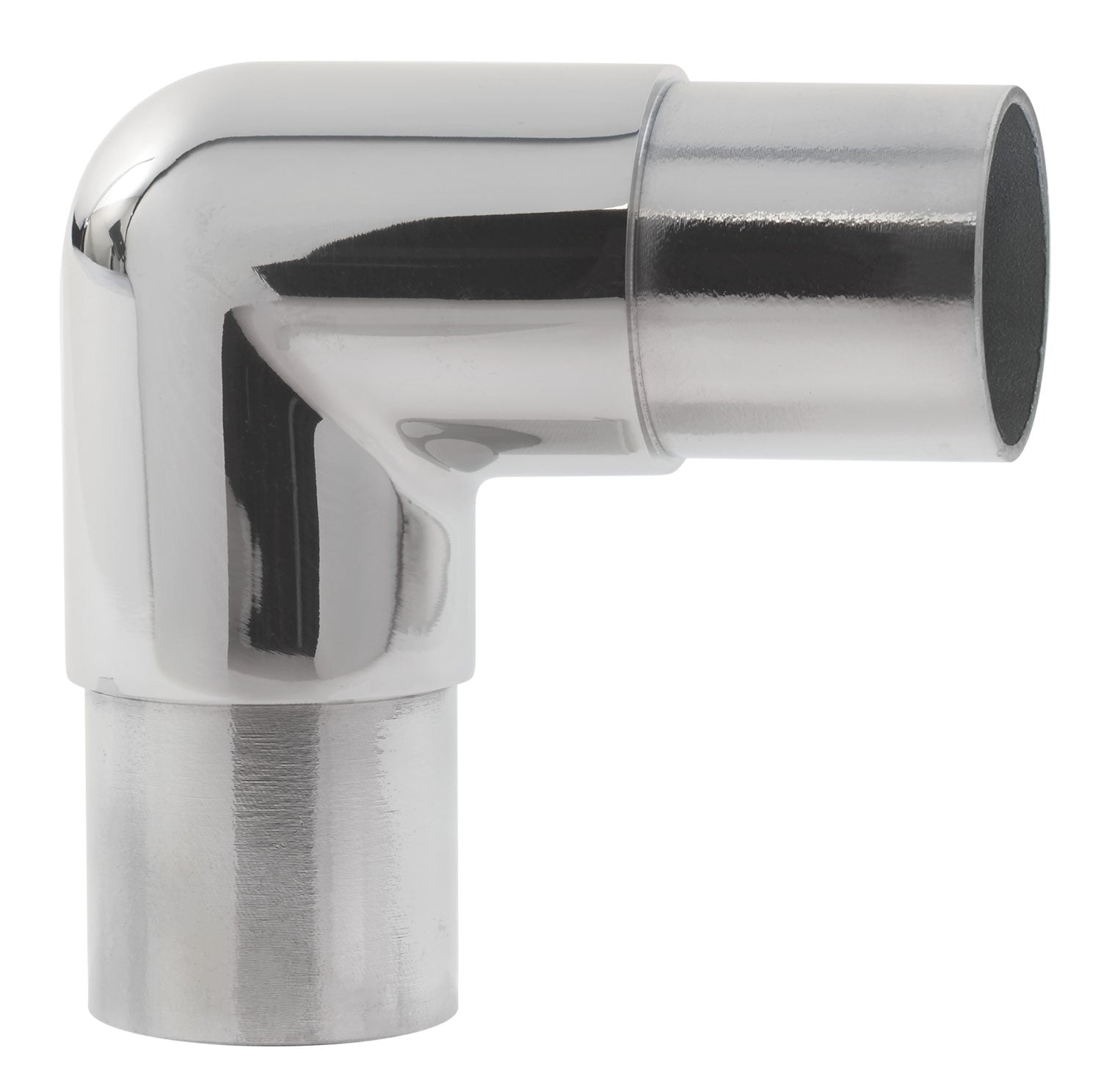 Flush Elbow for 1-1/2" Tubing 316 Polished Stainless Steel