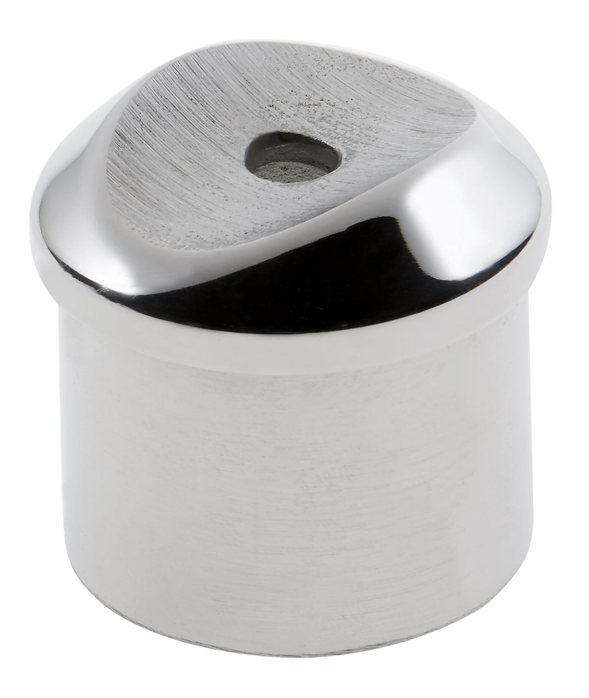 Perpendicular Collar for 1-1/2" Tubing 316 Polished Stainless Steel