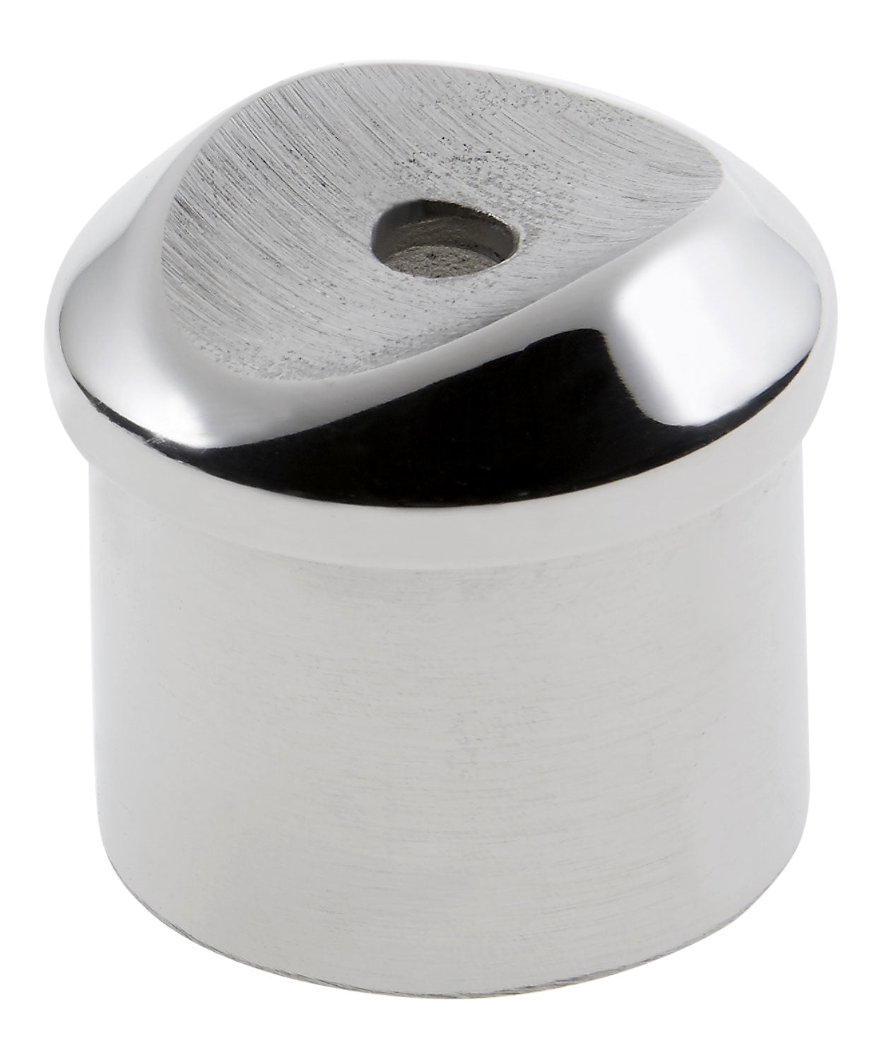 Perpendicular Collar for 1-1/2" Tubing 316 Polished Stainless Steel