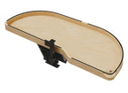 Craftsman Collection Solid Maple Single-Tier Girasolo w/ Soft-Close and Black Accents