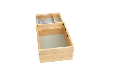 Rev-a-shelf Maple Half Tiered Vanity Drawer Organizer