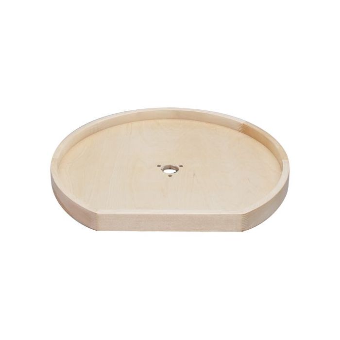 Rev-a-shelf Wood Classics 20" D-Shape Wood Lazy Susan -Single Shelf