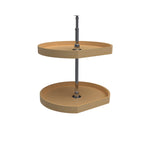 Rev-a-shelf Wood Classics D-Shape Lazy Susan 2 Shelf Set